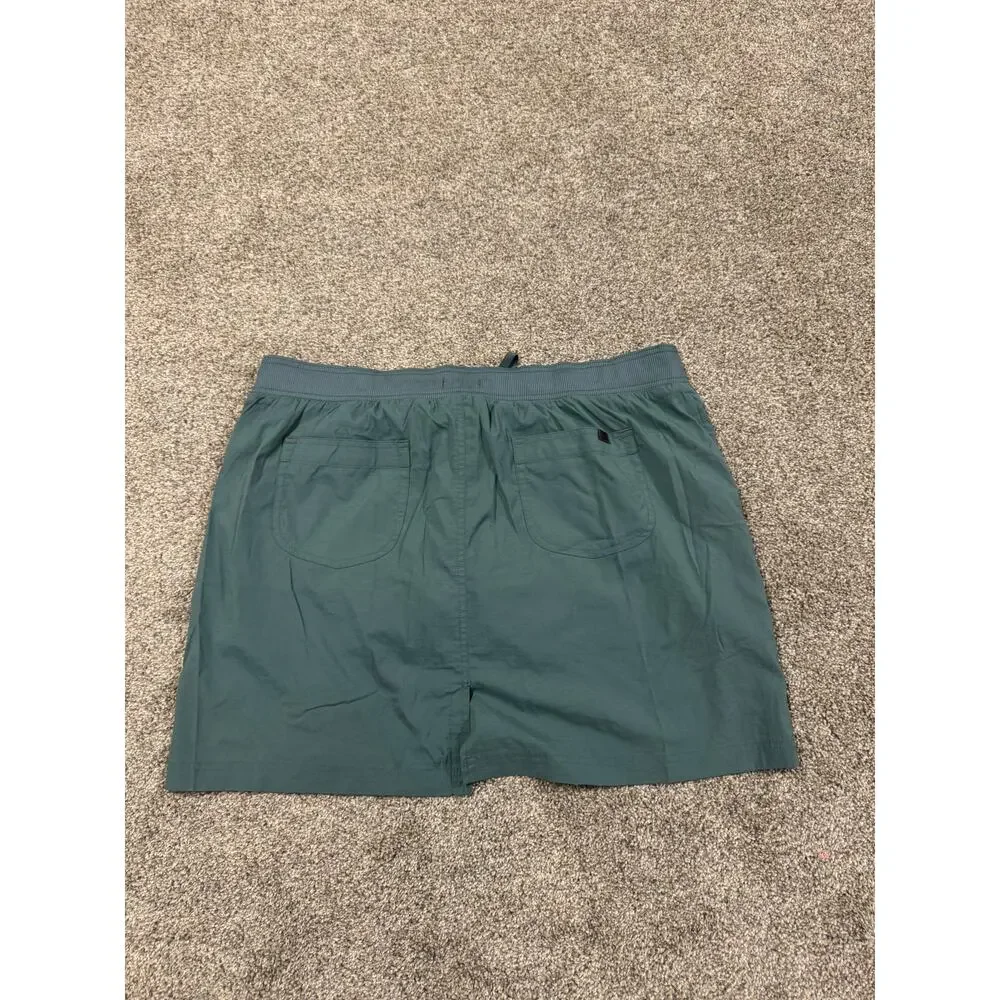 L.L. Bean Women's Teal Drawstring Casual Skirt